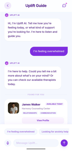 Uplift app
